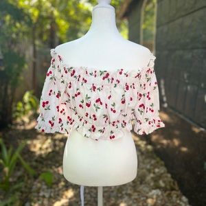 Cherry crop top